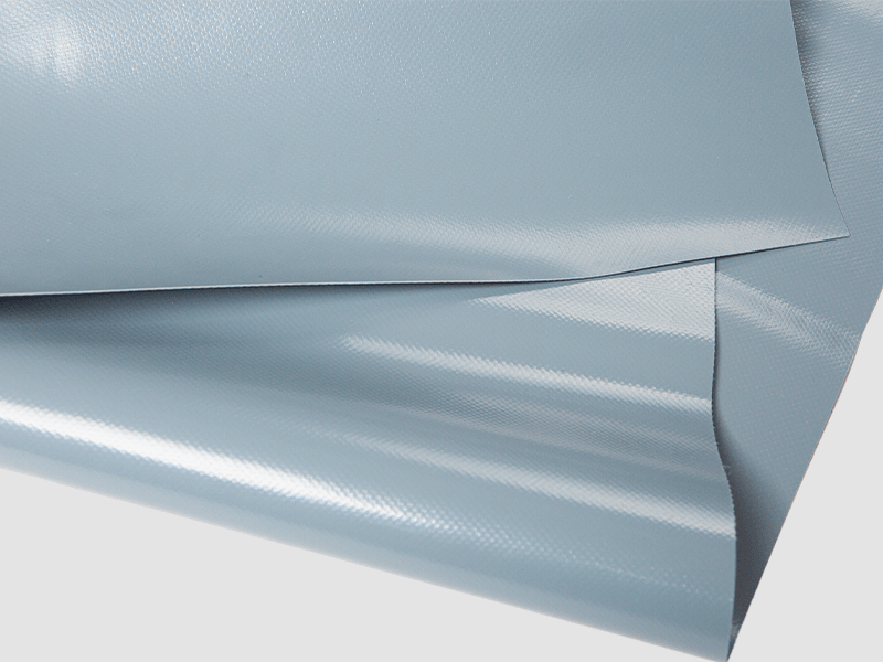 tissu stratifié par PVC de bâche de vinyle de polyester ignifuge résistant de 18oz 1000D