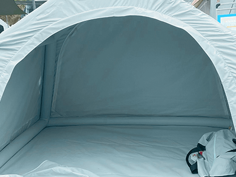tente médicale d'urgence faite sur commande de tente imperméable de toile de poteau d'air de tente gonflable de 5*6m